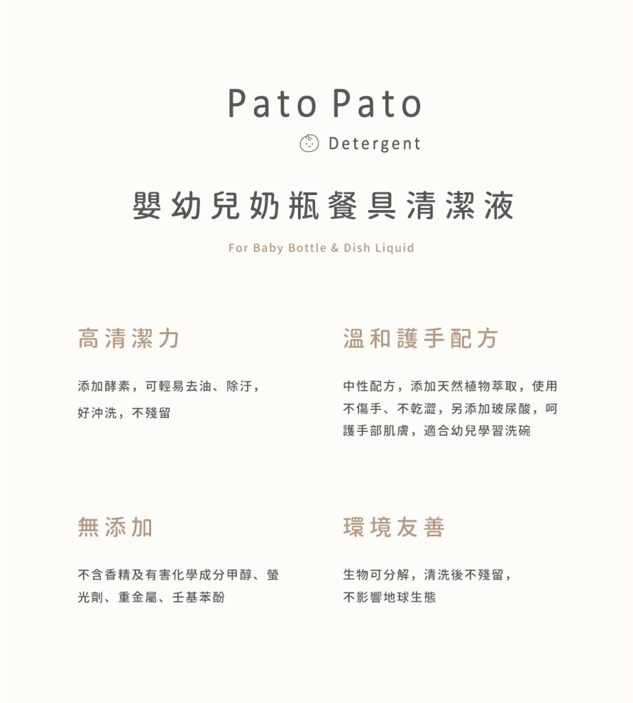 PatoPato嬰幼兒奶瓶餐具清潔液-5