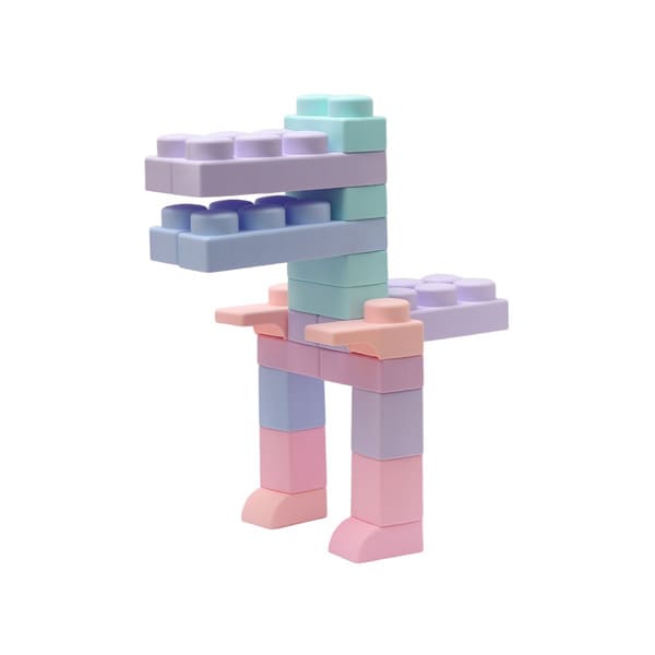 MOOMU香草積木-恐龍系列-暴龍-20PCS2