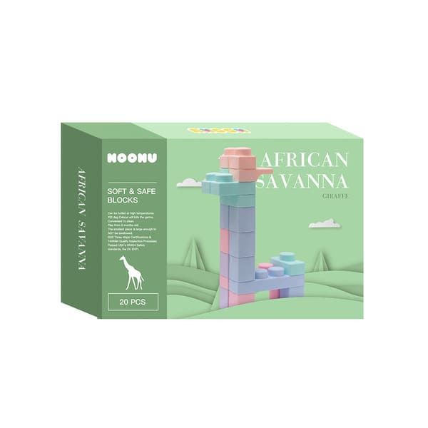 香草積木-動物系列-長頸鹿