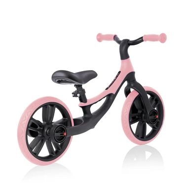 GLOBBER 12 - 『預計7月中到貨』GLOBBER GO BIKE ELITE DUO 雙後輪平衡滑步車-櫻花粉 -